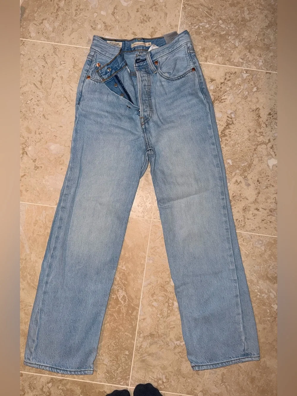 Levi's Premium Light Wash Wide-Leg Women's Jeans